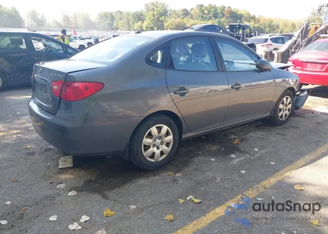 2008 Hyundai Elantra Gls/Se из США, поврежденный, VIN KMHDU46D58U350943